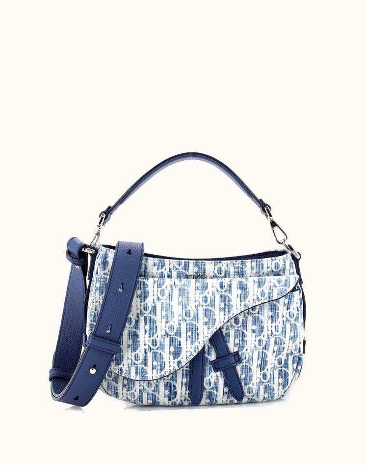 Dior Dior Saddle Soft Bag Kasuri Oblique Canvas Mini