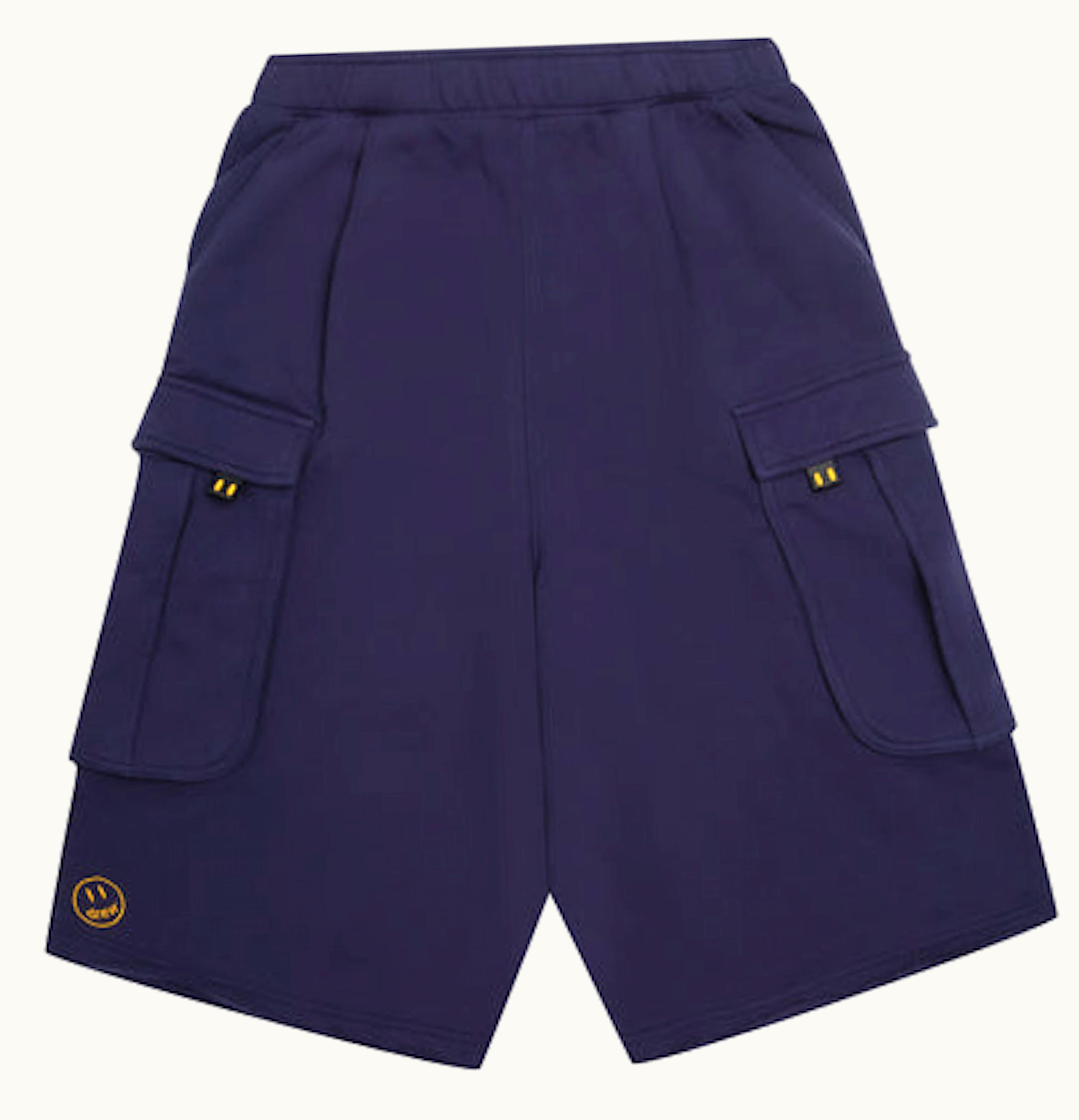 drew house drew house oversized cargo sweatshort navy