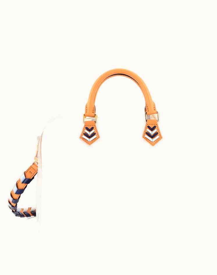 Louis Vuitton Louis Vuitton Speedy Bandouliere Bag Damier With Braided Detail 30 in White