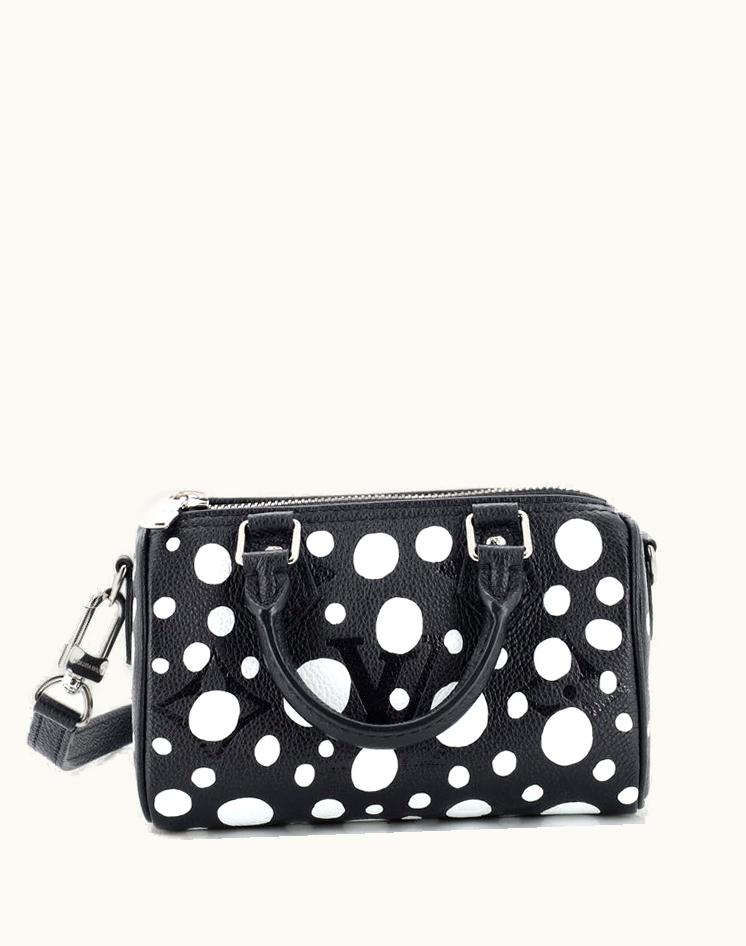 Louis Vuitton Louis Vuitton Speedy Bandouliere NM Bag Yayoi Kusama Infinity Dots Monogram Empreinte Giant Nano - Black Silver
