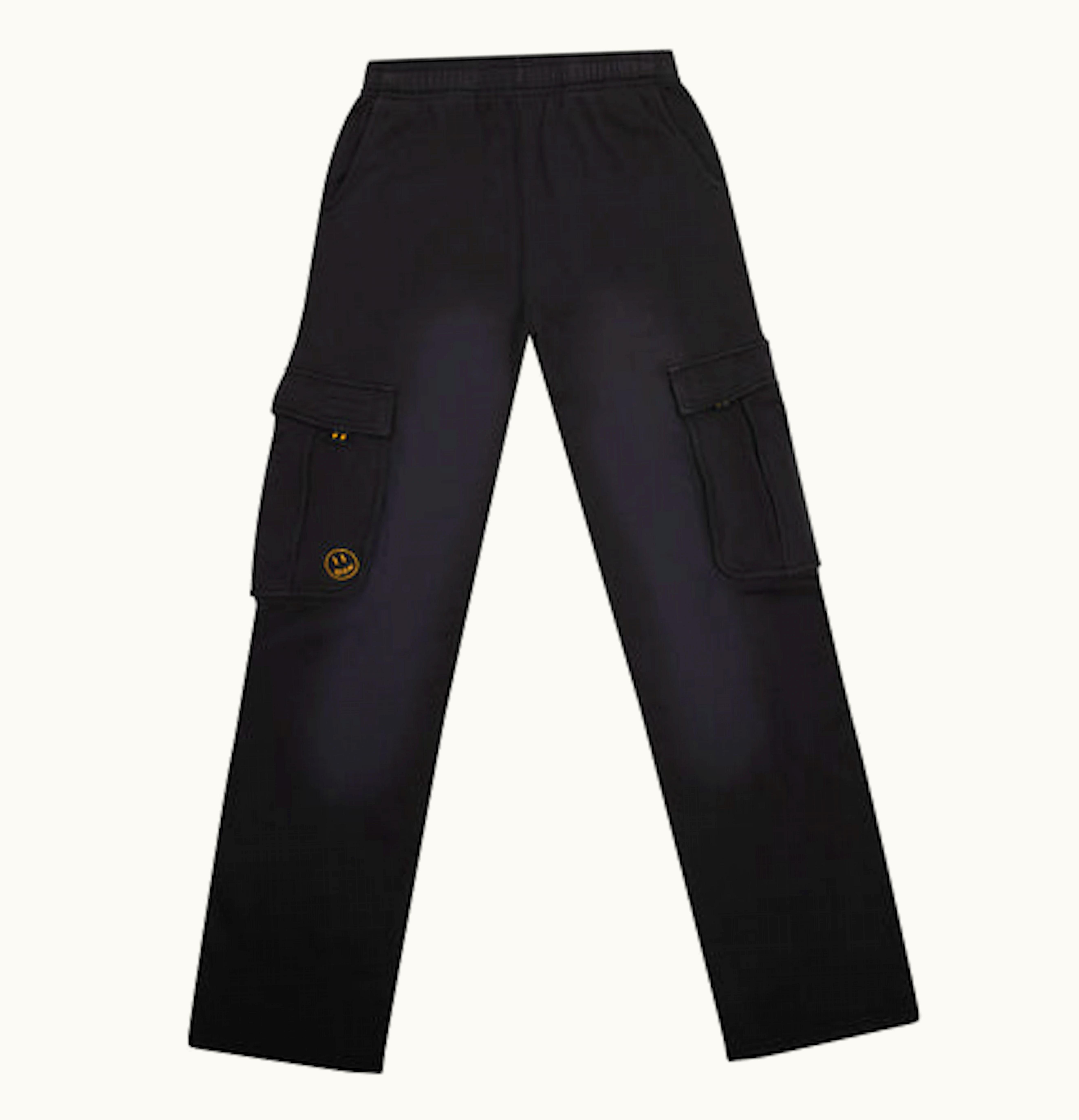 drew house drew house oversized cargo sweatpant faded black