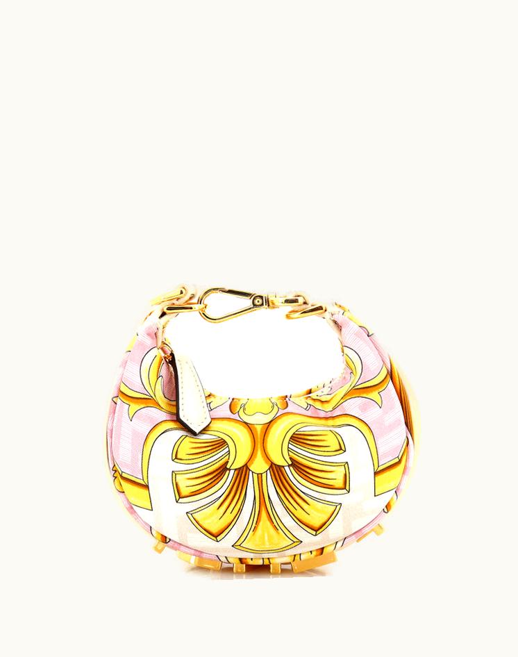 Fendi Fendi X Versace Fendace Fendigraphy Bag Printed Zucca Silk Nano