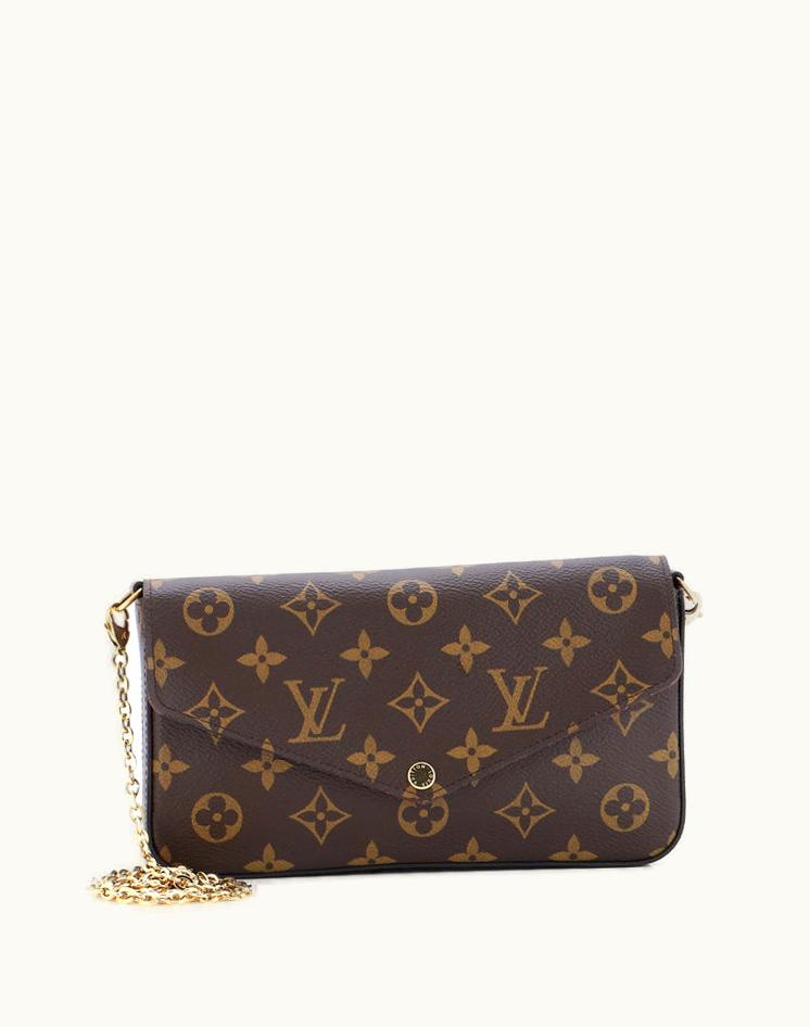 Louis Vuitton Louis Vuitton Felicie Pochette Monogram Canvas Card Holder Set Brown