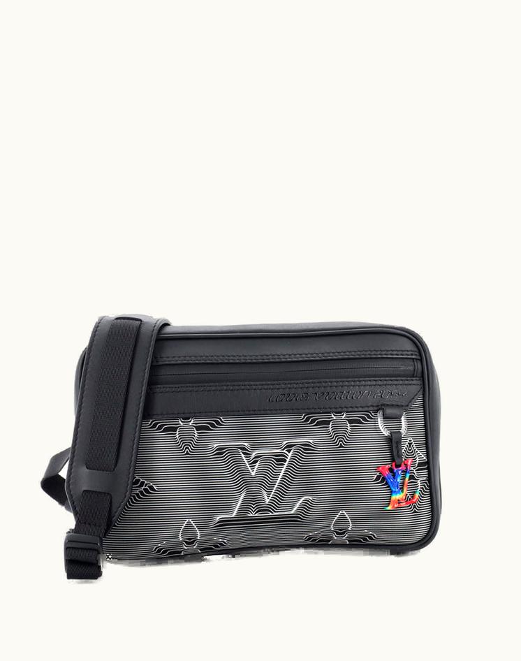 Louis Vuitton Louis Vuitton 2054 Monogram Textile Messenger Bag Limited Edition Black