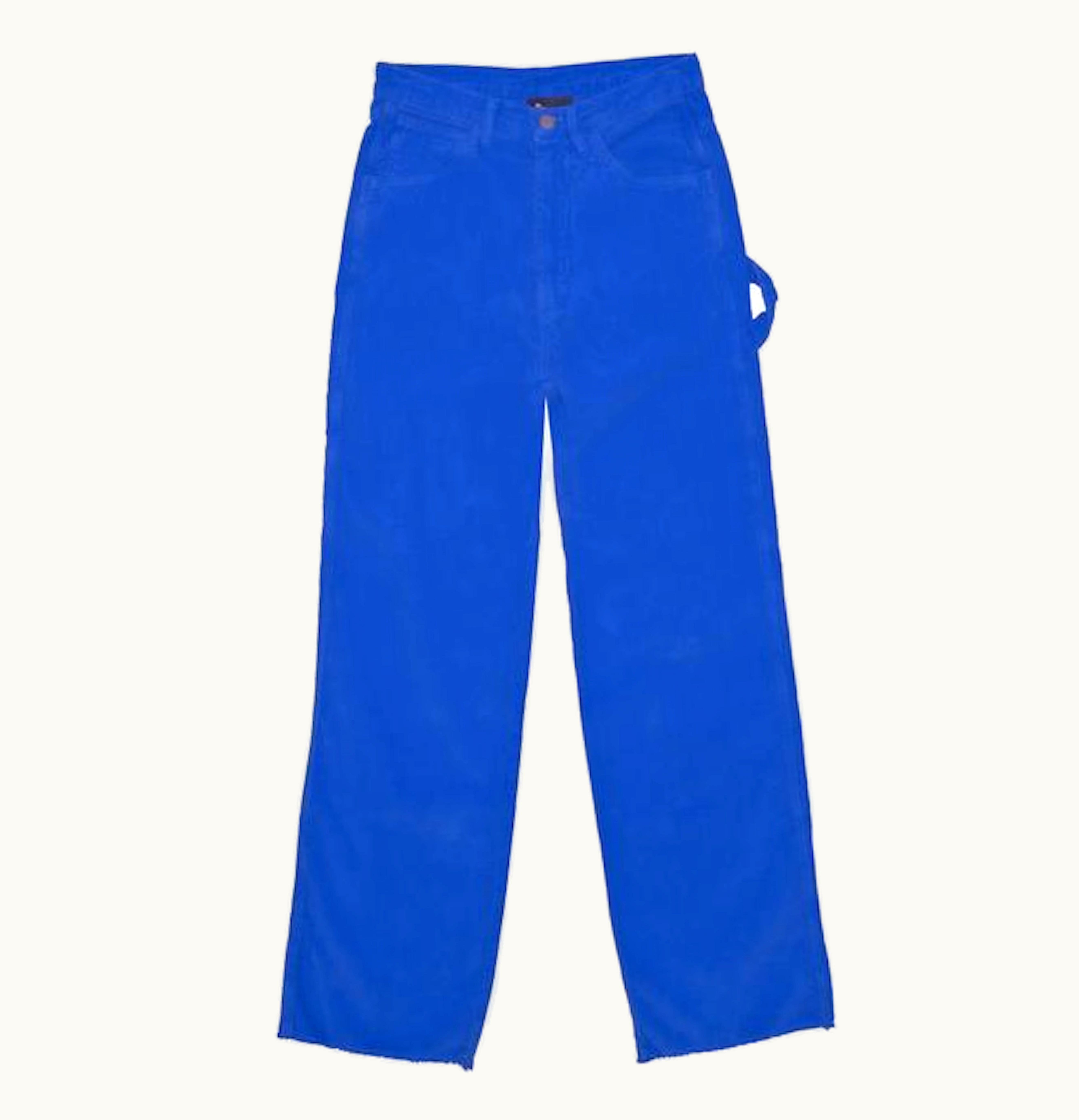 drew house drew house corduroy carpenter pant royal blue