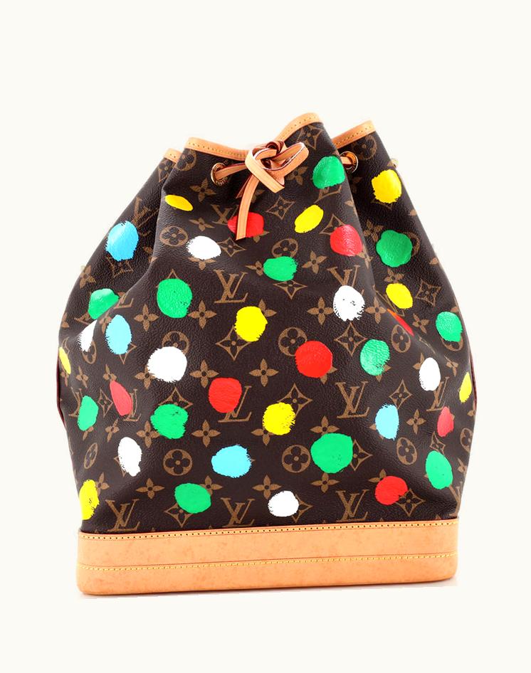 Louis Vuitton Louis Vuitton Noe Handbag Yayoi Kusama Painted Dots Monogram Canvas Large