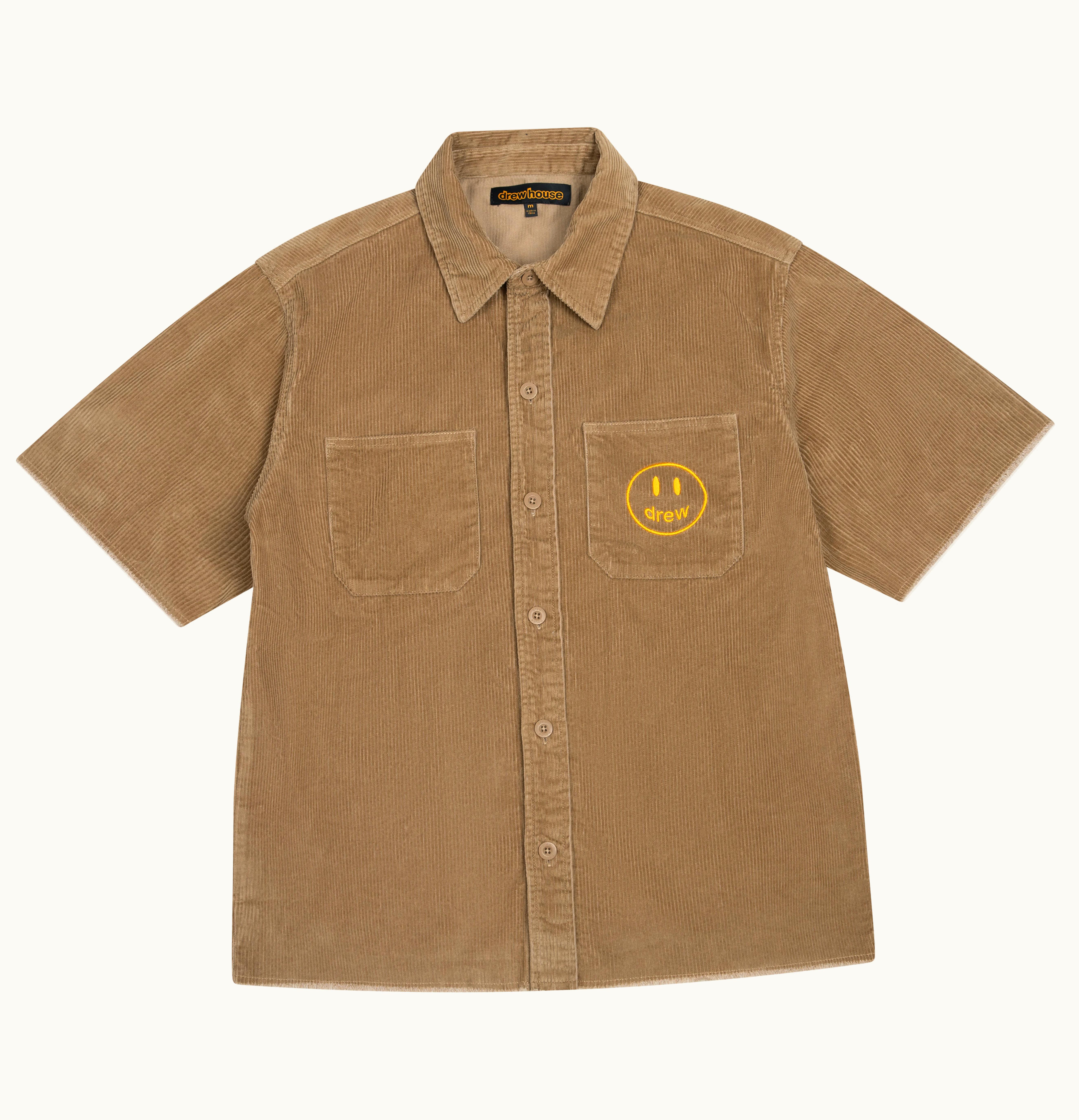 drew house drew house corduroy ss shirt chaz brown