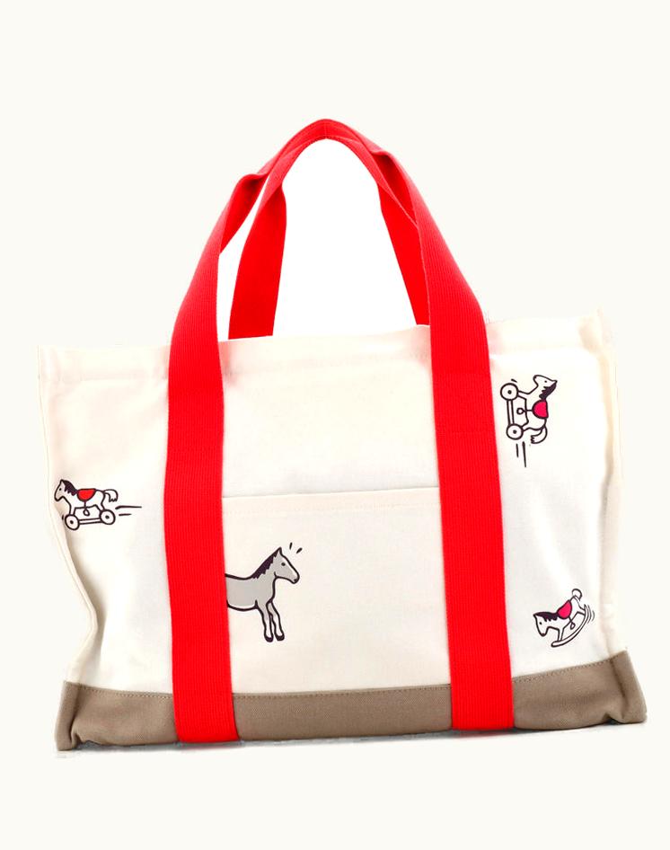 Hermès Hermès Adada Diaper Bag Printed Toile Large