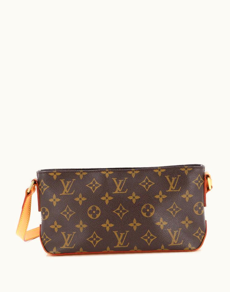 Louis Vuitton Louis Vuitton Trotteur Handbag Monogram Canvas Brown