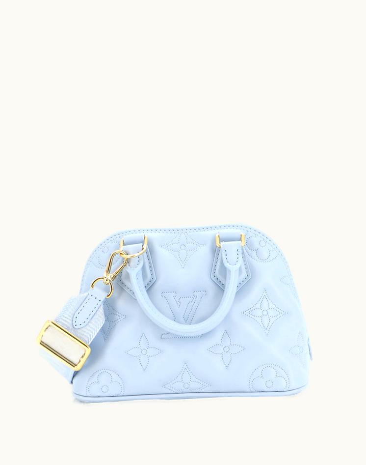 Louis Vuitton Louis Vuitton Alma Bubblegram Leather BB Handbag Blue Gold