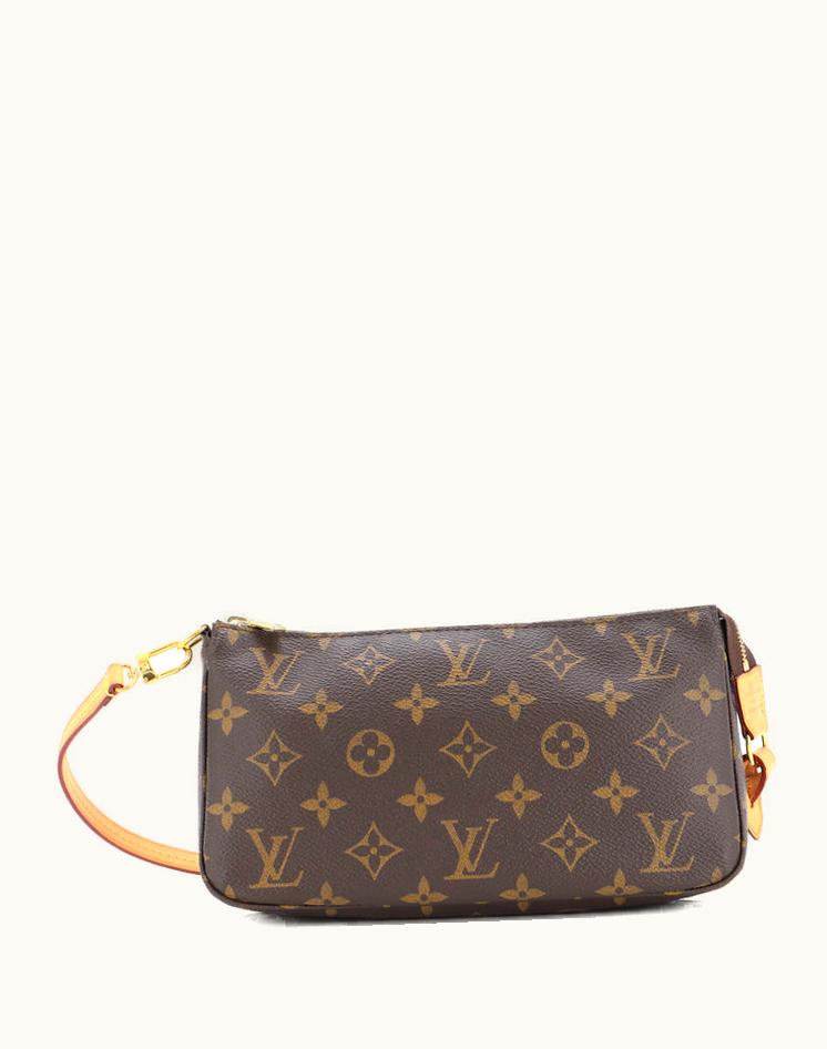 Louis Vuitton Louis Vuitton Pochette Accessoires NM Monogram Canvas Coated Canvas Brown