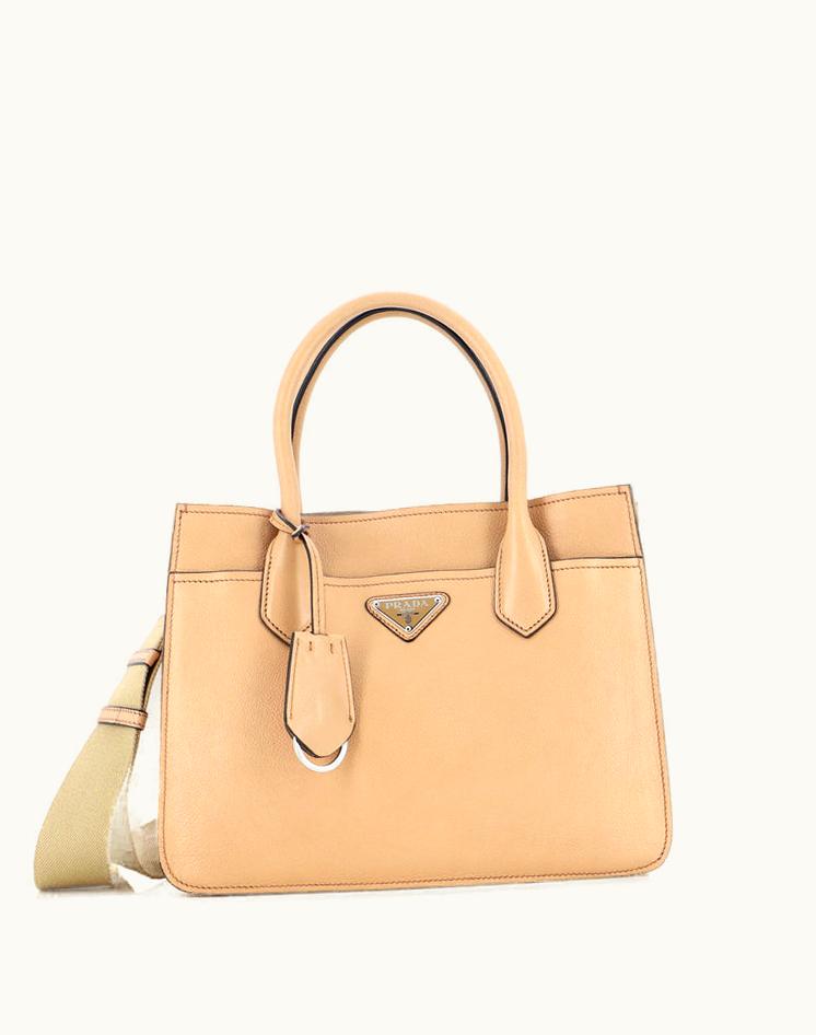 Prada Prada Convertible Front Pocket Shopping Tote Vitello Daino Medium