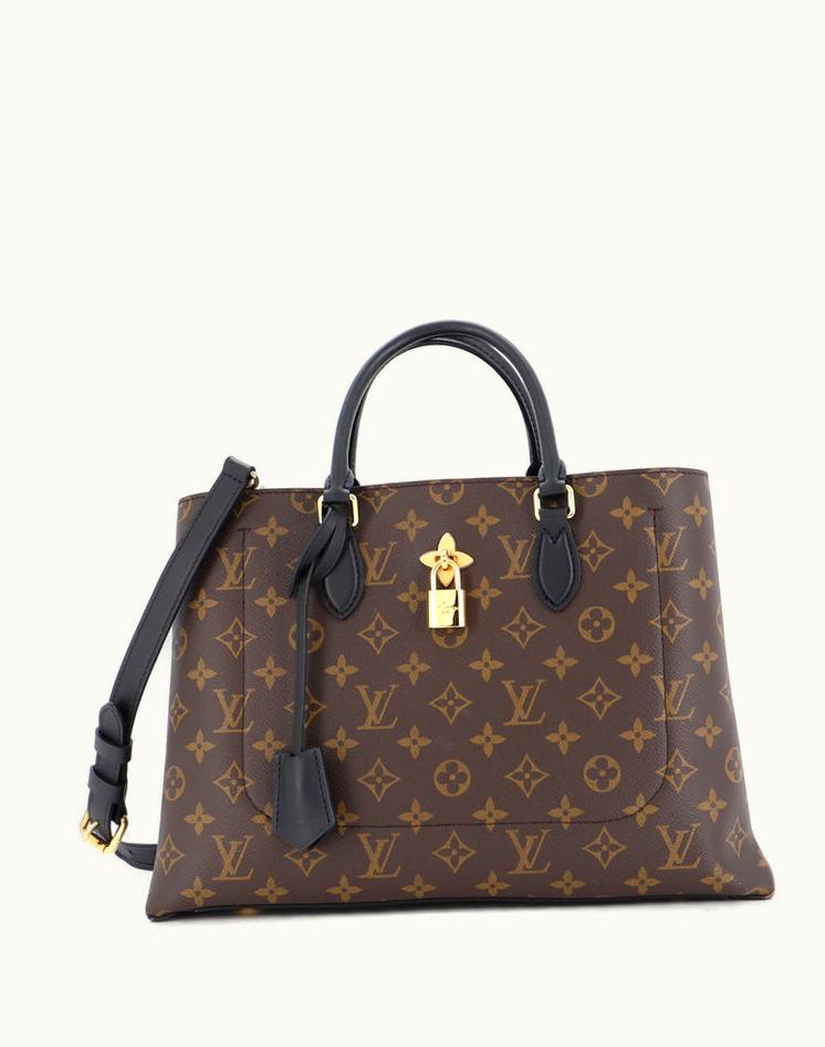 Louis Vuitton Louis Vuitton Flower Tote Monogram Canvas Coated Brown Gold