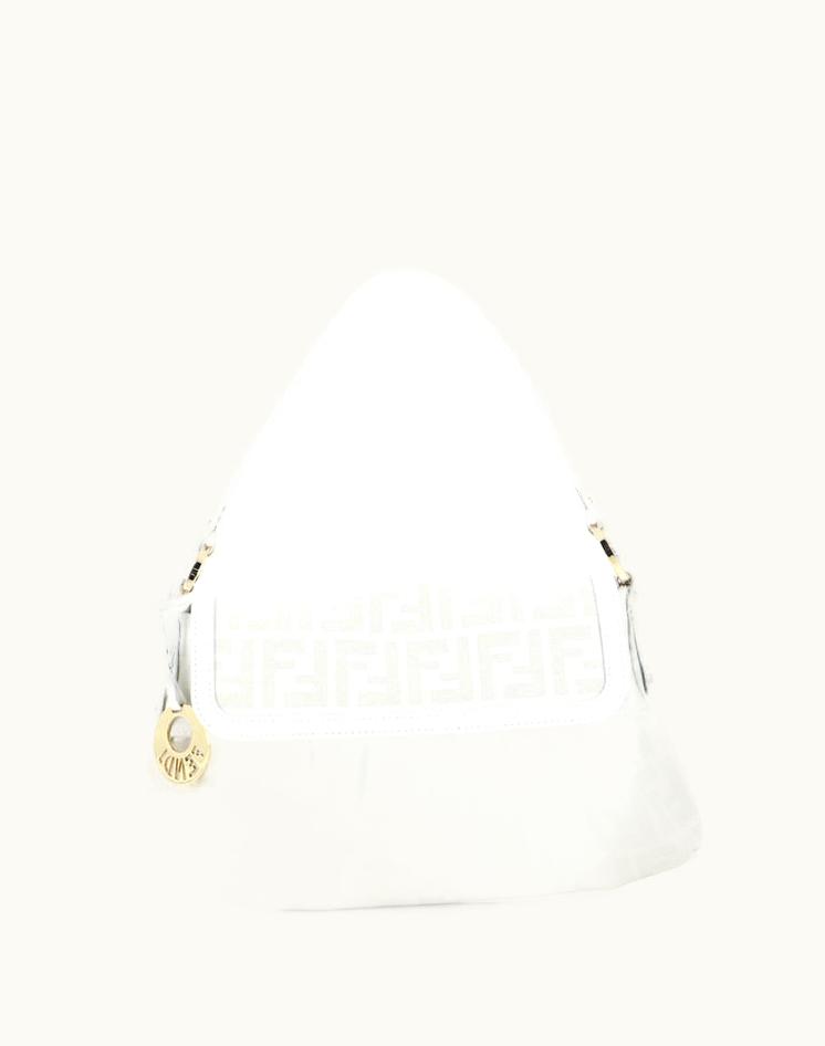 Fendi Fendi Chef Flap Bag Zucca Coated Canvas Small