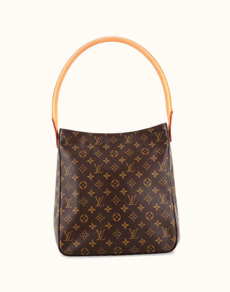 Louis Vuitton Louis Vuitton Looping Handbag Monogram Canvas GM Brown