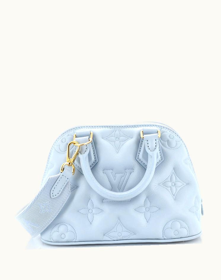 Louis Vuitton Louis Vuitton Alma Bubblegram Leather BB Handbag Blue