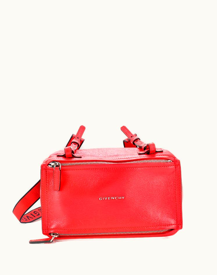Givenchy Givenchy Logo Strap Pandora Bag Leather Mini