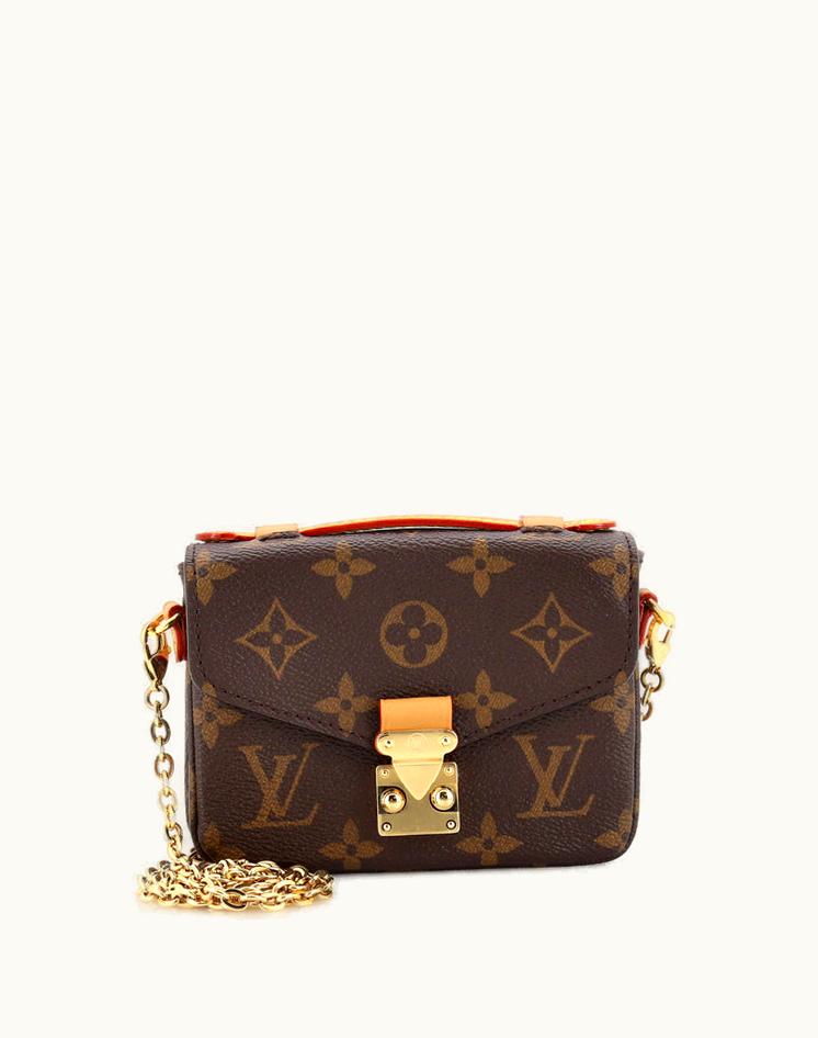 Louis Vuitton Louis Vuitton Micro Metis Monogram Canvas Crossbody Bag Brown
