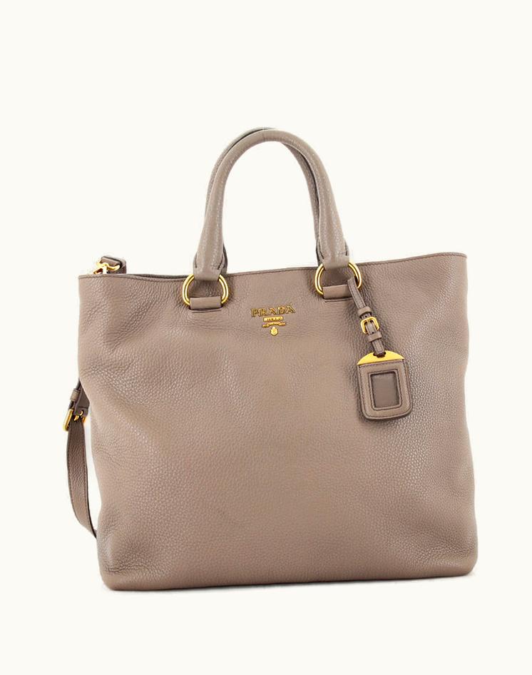 Prada Prada Convertible Open Tote Vitello Daino Medium