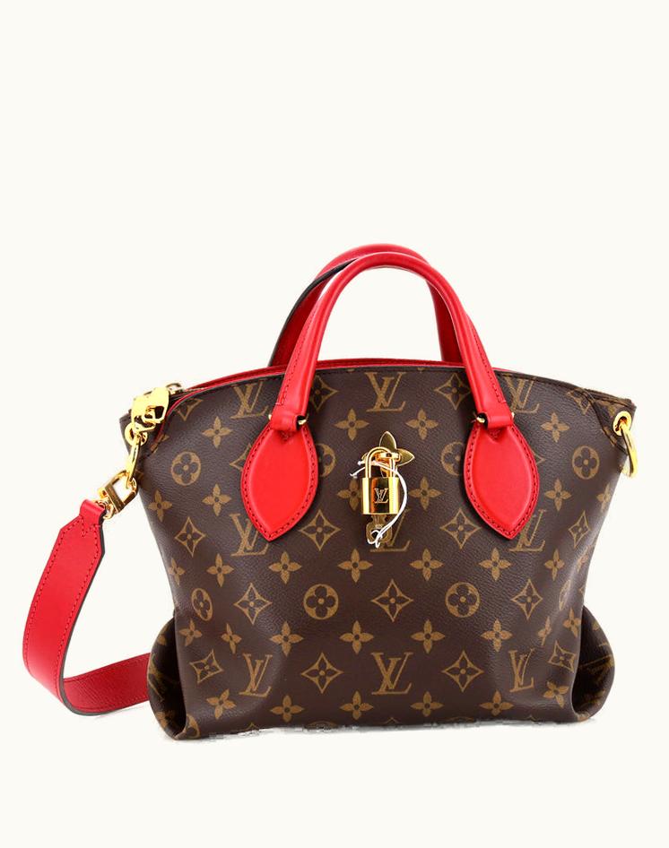 Louis Vuitton Louis Vuitton Flower Zipped Tote Monogram Canvas PM Brown-Gold