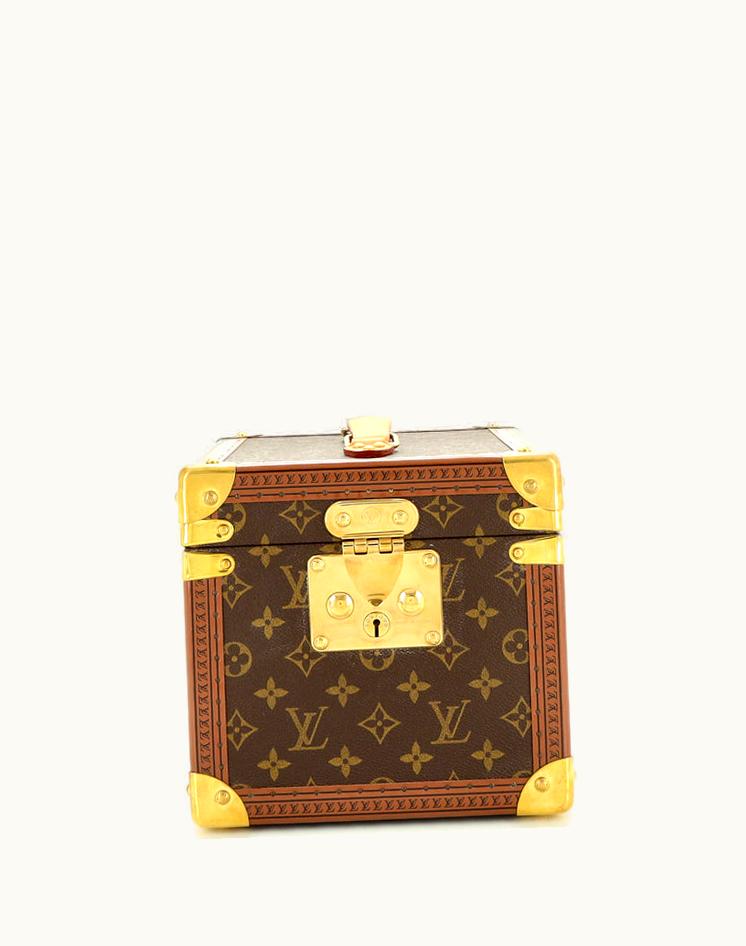 Louis Vuitton Louis Vuitton Boite Flacons Beauty Train Case Monogram Canvas Jewelry Box Brown