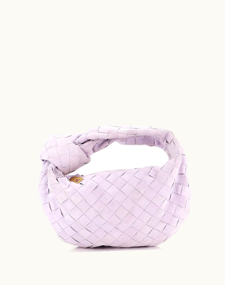 Bottega Veneta Bottega Veneta Bv Jodie Hobo Intrecciato Suede Mini