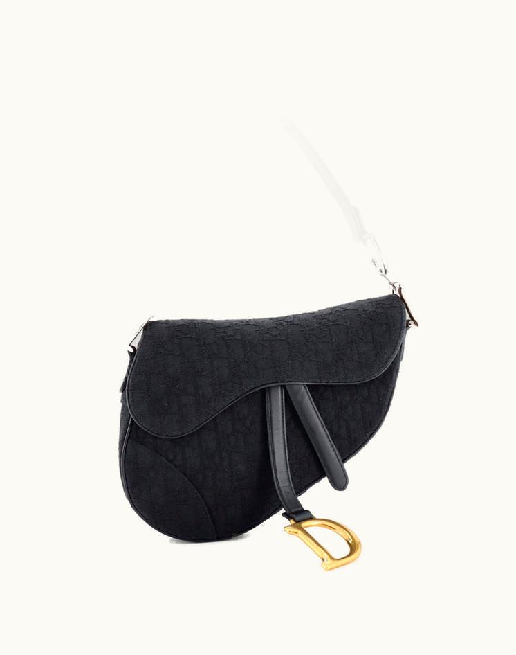 Dior Dior Saddle Handbag Oblique Jacquard Medium
