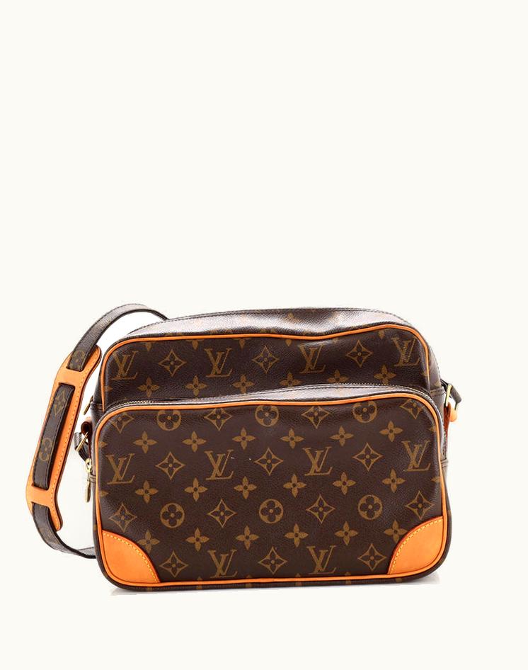 Louis Vuitton Louis Vuitton Nil Messenger Bag Monogram Canvas 28 Luxury Monogram Canvas Messenger Bag Brown