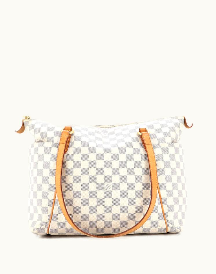 Louis Vuitton Louis Vuitton Totally Handbag Damier GM Coated Canvas White
