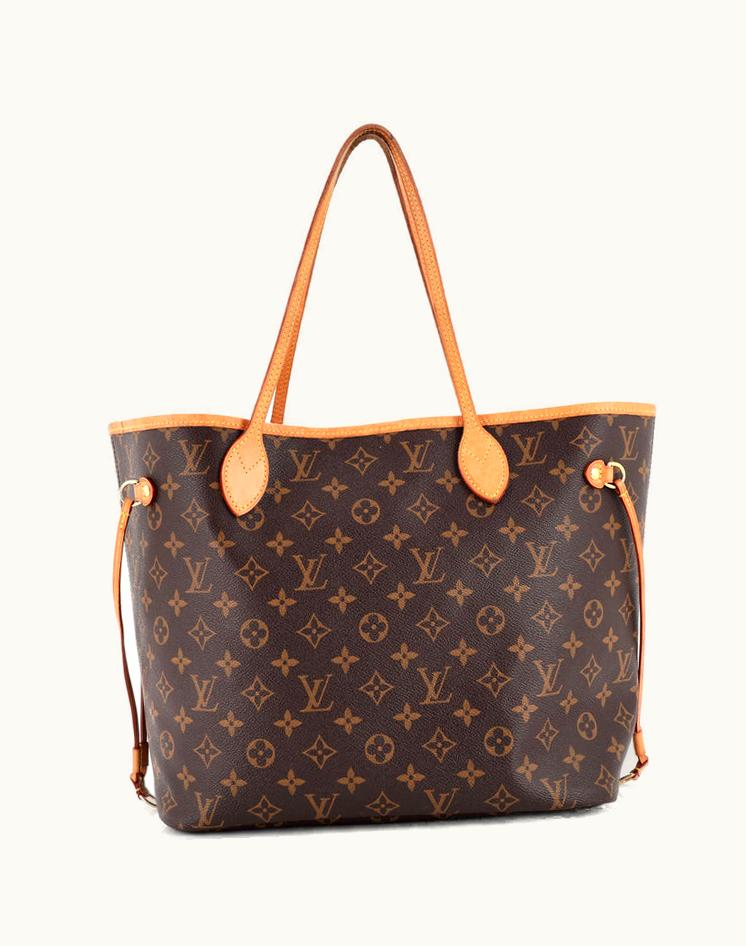 Louis Vuitton Louis Vuitton Neverfull Tote Monogram Canvas MM Brown-Red-Gold
