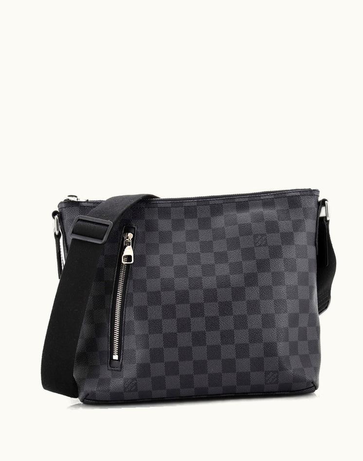 Louis Vuitton Louis Vuitton Mick Messenger Bag Damier Graphite PM Coated Canvas Black