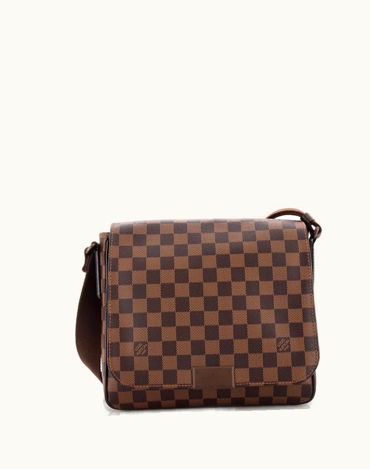 Louis Vuitton Louis Vuitton District Messenger Bag Damier PM Coated Canvas Brown Bronze