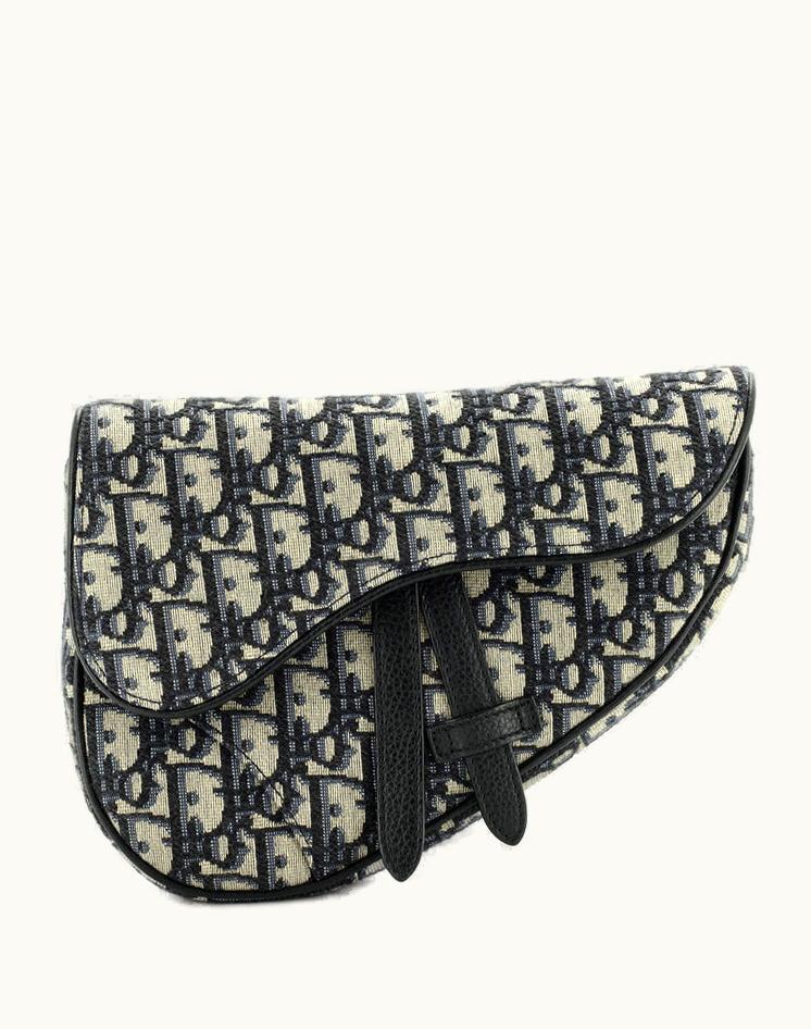 Dior Dior Saddle Crossbody Bag Oblique Canvas Mini