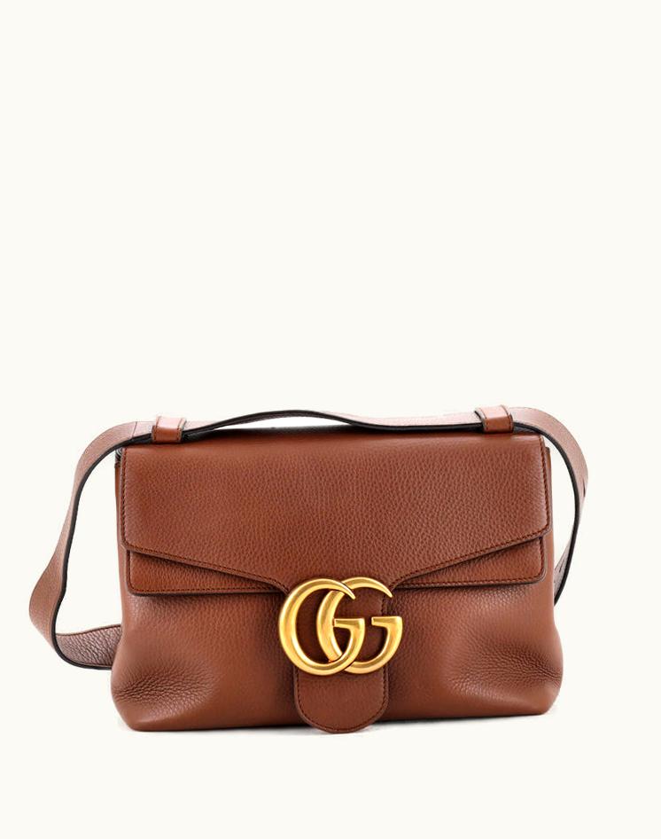 Gucci Gucci GG Marmont Shoulder Bag Leather Small