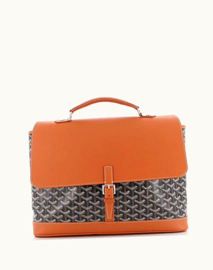 Goyard Citadin Messenger Briefcase Coated Canvas