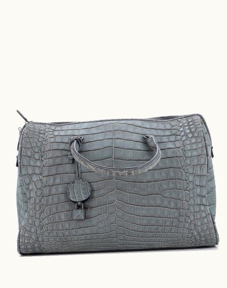 Bottega Veneta Bottega Veneta Flannel Handbag Crocodile