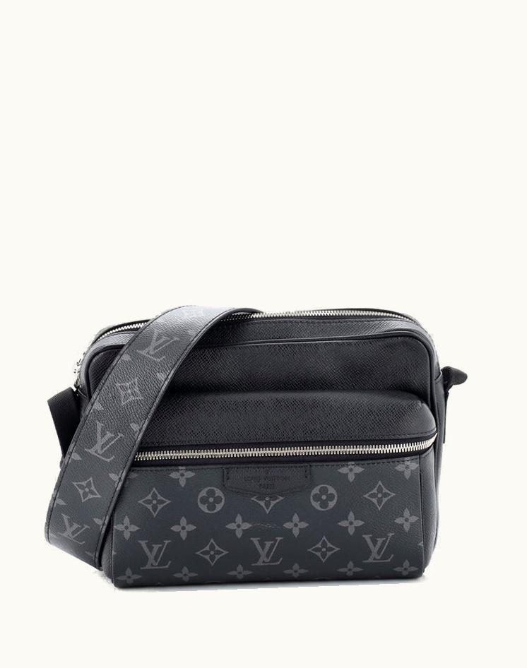 Louis Vuitton Louis Vuitton Outdoor Messenger Bag Monogram Taigarama in Black