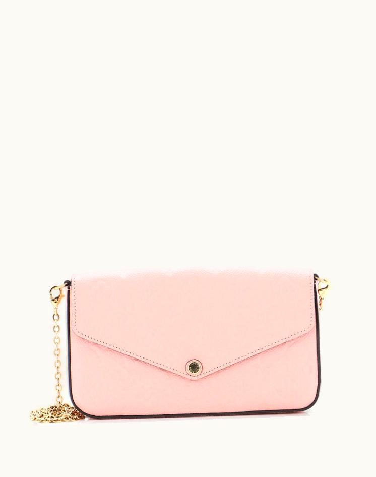 Louis Vuitton Louis Vuitton Felicie Pochette Monogram Empreinte Leather Pink