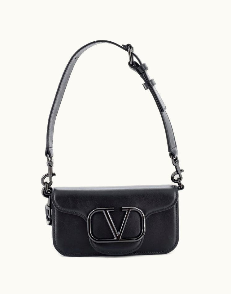 Valentino Valentino Vlogo Flap Shoulder Bag Leather Mini