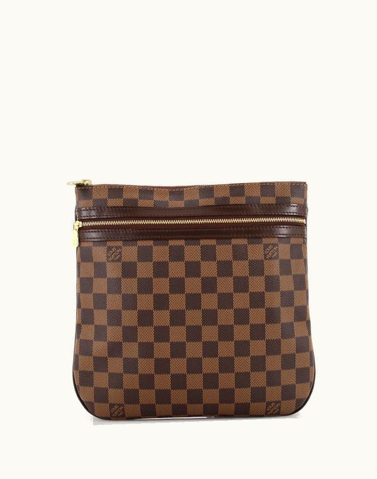 Louis Vuitton Louis Vuitton Bosphore Pochette Damier Coated Canvas Brown