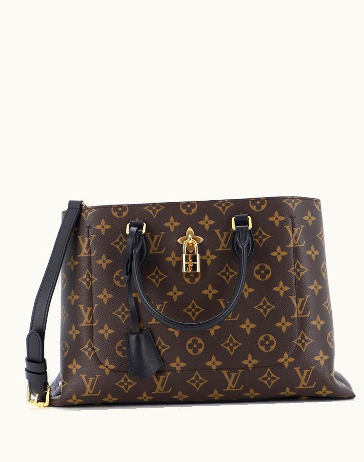 Louis Vuitton Louis Vuitton Flower Tote Monogram Canvas Brown Gold