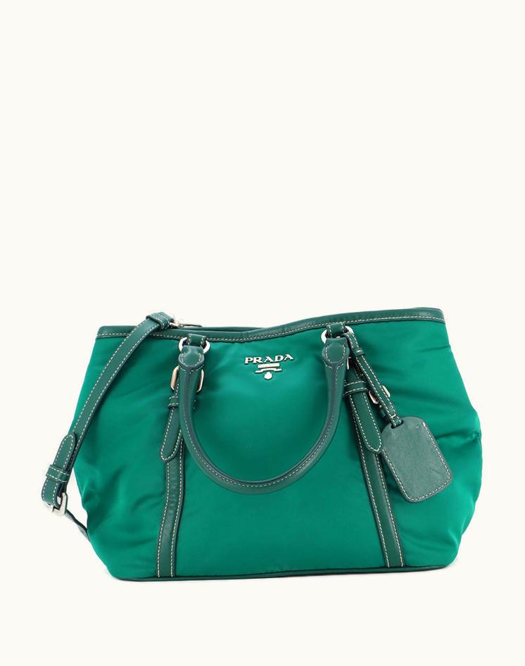 Prada Prada Convertible Belted Hobo Tessuto With Leather Medium