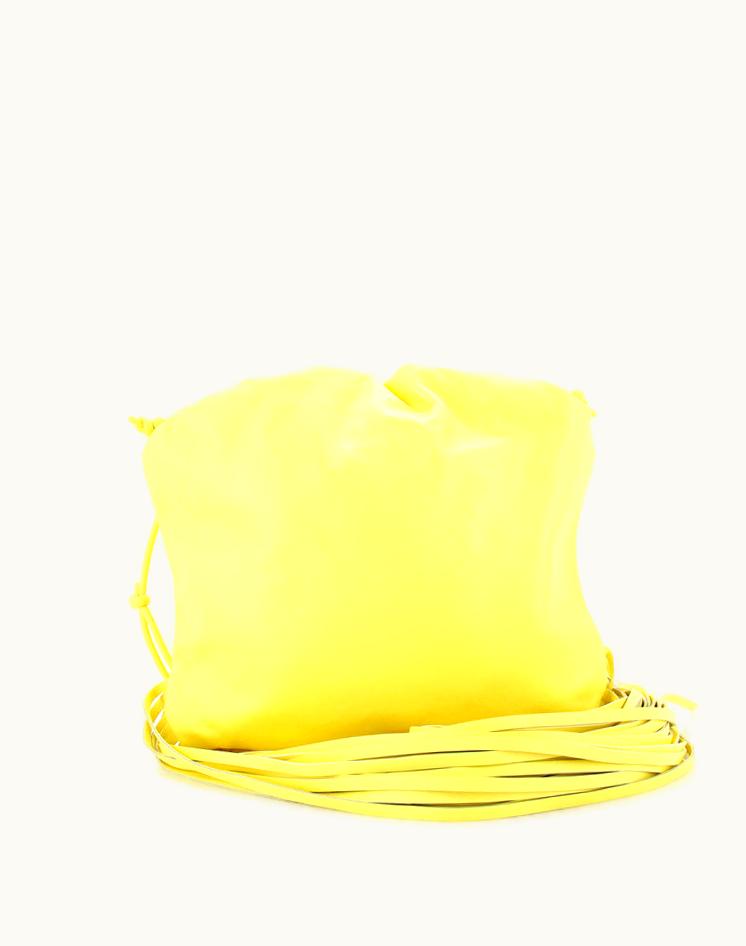 Bottega Veneta Bottega Veneta Fringe Pouch Leather Yellow