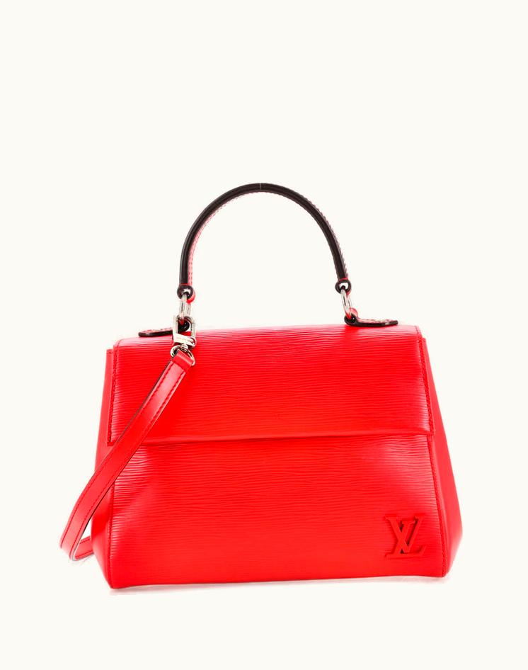 Louis Vuitton Louis Vuitton Cluny Top Handle Bag Epi Leather BB Red