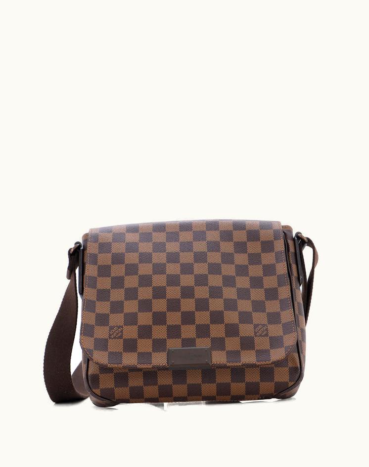 Louis Vuitton Louis Vuitton District Messenger Bag Damier PM Brown Canvas Coated