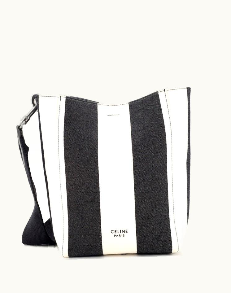 Celine Celine Sangle Seau Bag Canvas Small