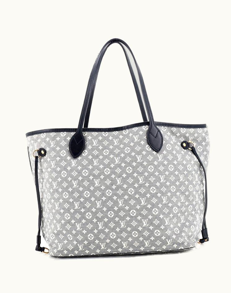 Louis Vuitton Louis Vuitton Neverfull Monogram Idylle MM Tote Bag Blue