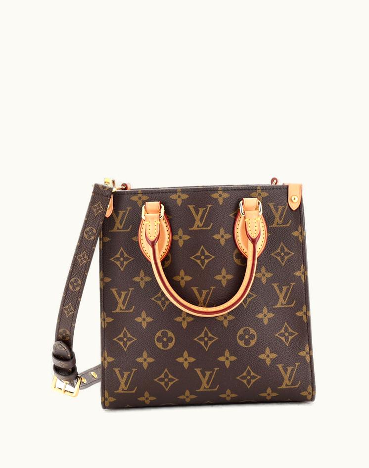 Louis Vuitton Louis Vuitton Sac Plat NM Bag Monogram Canvas BB Coated Canvas Brown Gold