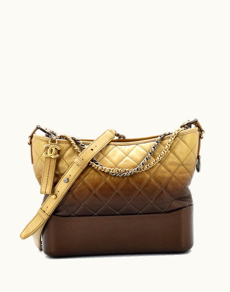 Chanel Chanel Gabrielle Hobo Quilted Ombre Goatskin Medium