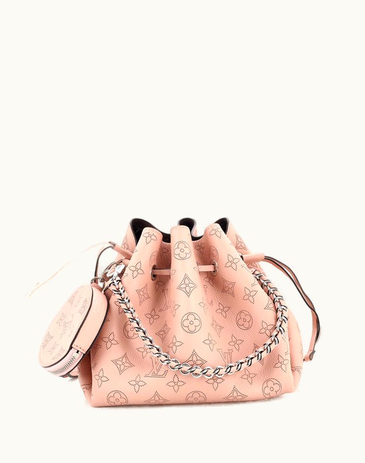 Louis Vuitton Louis Vuitton Bella Bucket Bag Mahina Leather Pink
